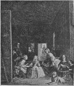 Etching By Goya Of Velázquez's Las Meninas, 1777–78