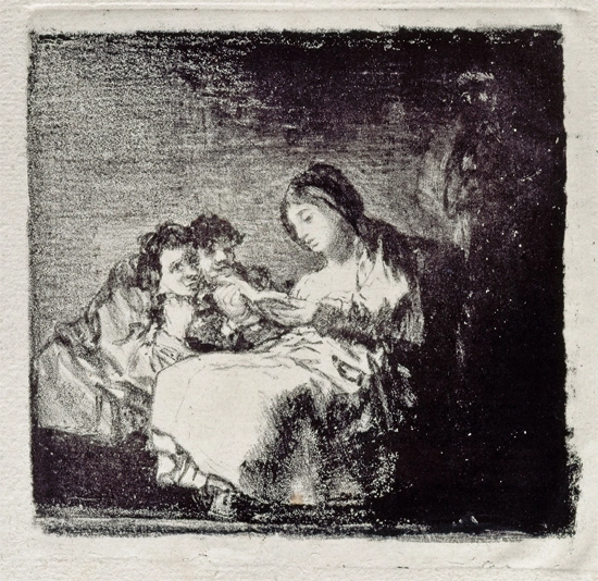 Woman Reading To Children, 1824–25